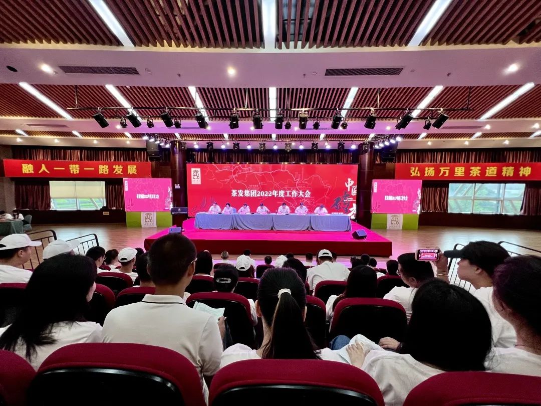 凝心聚力谋发展,砥砺前行谱新篇——赤壁市茶发集团召开2022年度工作会议