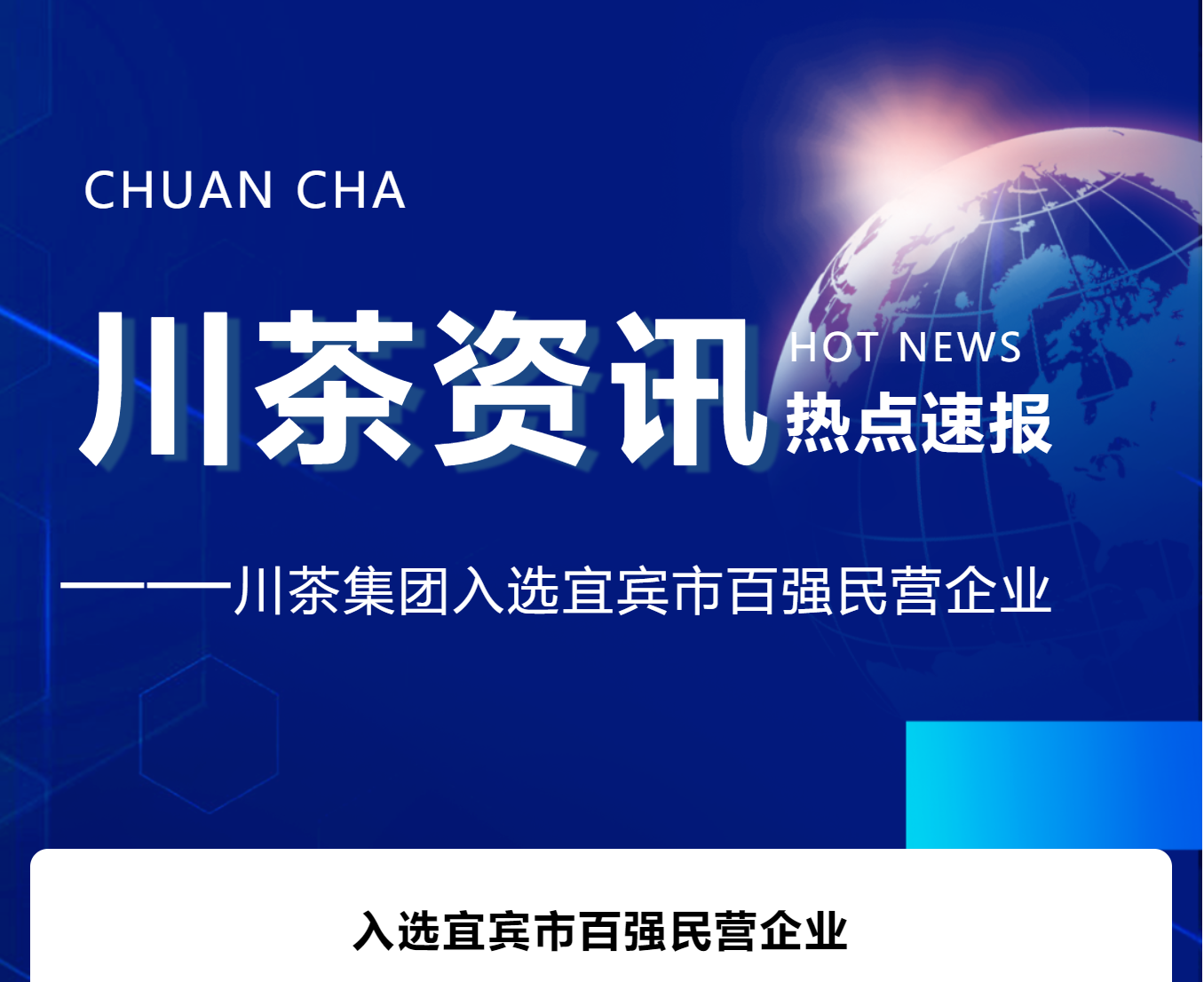 川茶集团入选宜宾市百强民营企业